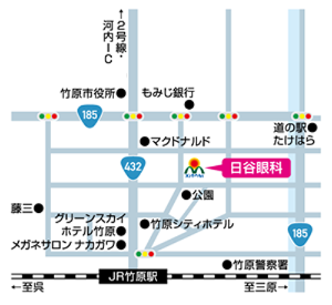 日谷眼科 地図